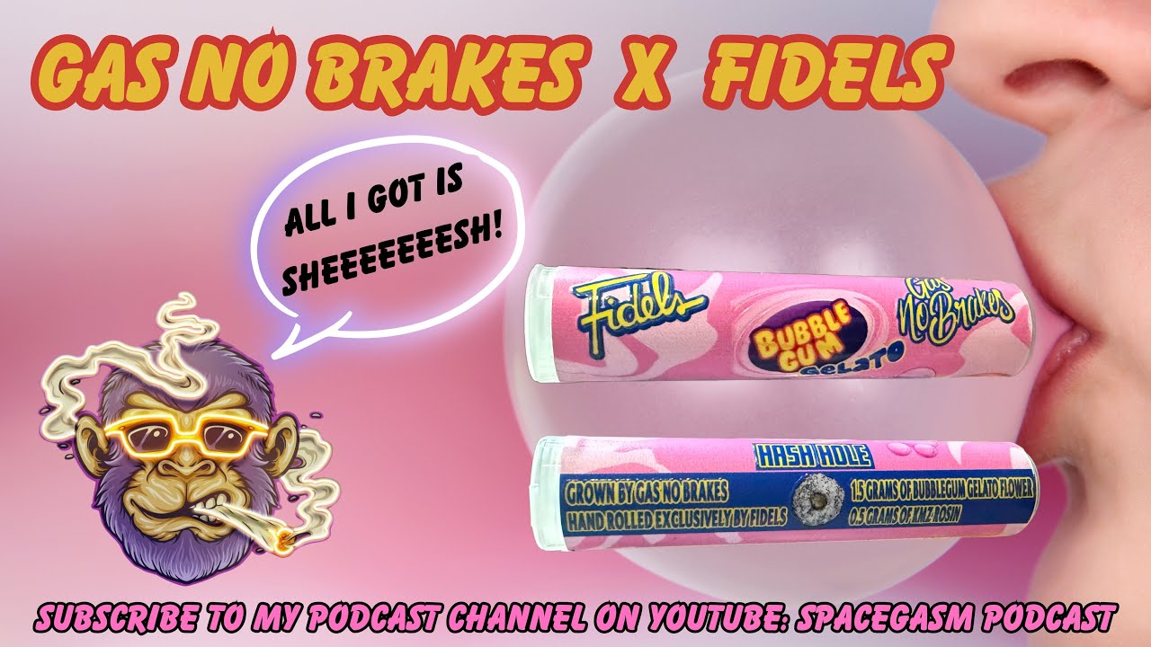 FIDELS X GAS NO BRAKES HASH HOLE REVIEW DAY# 4: Bubble Gum Gelato (🍬🍨🔥) Some Of The Dopest Smoke!