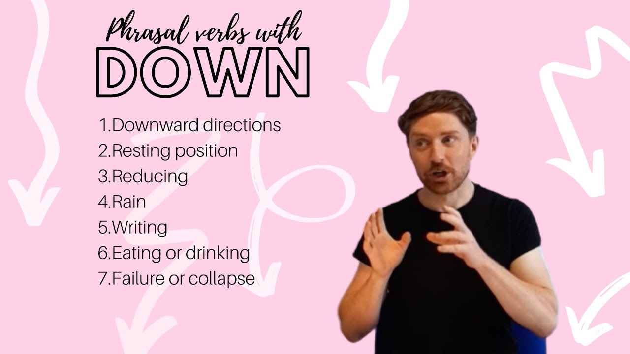 Understand Phrasal verbs with DOWN - 26 most common phrasal verbs with DOWN