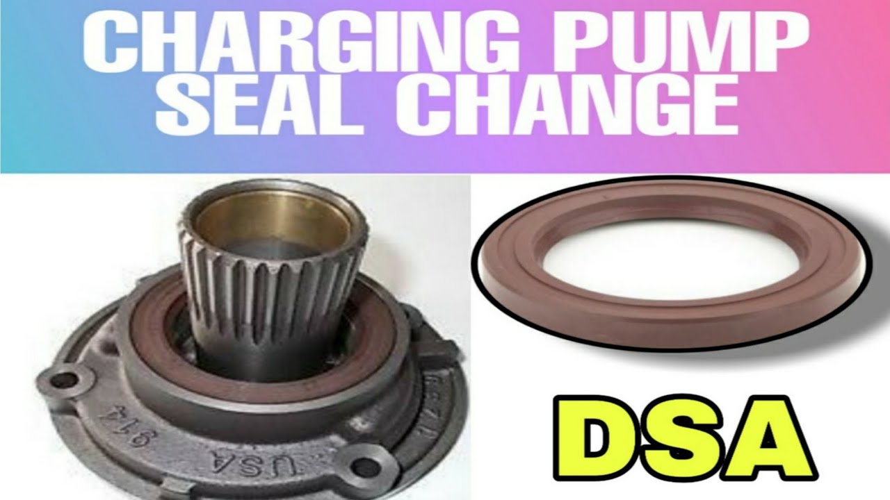HOW TO CHANGE CHARGING PUMP SEAL