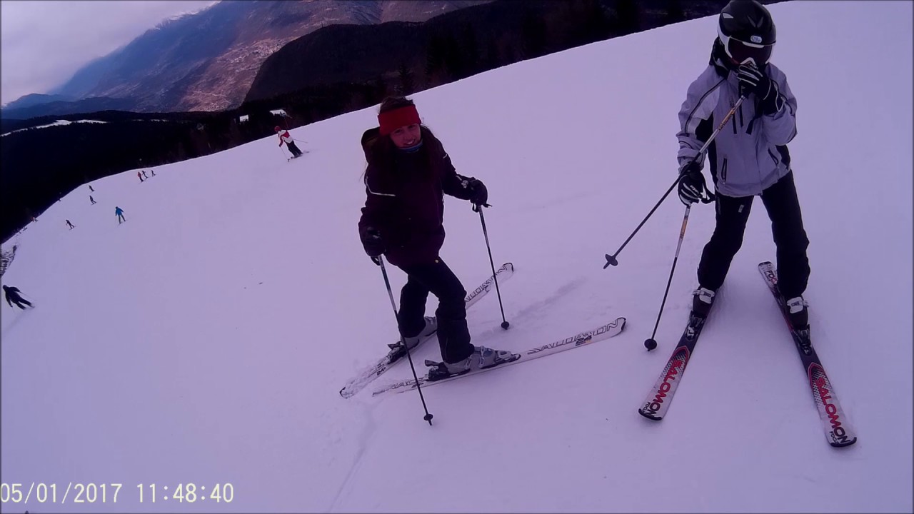 Aprica Ski - Discesa pista panoramica Baradello