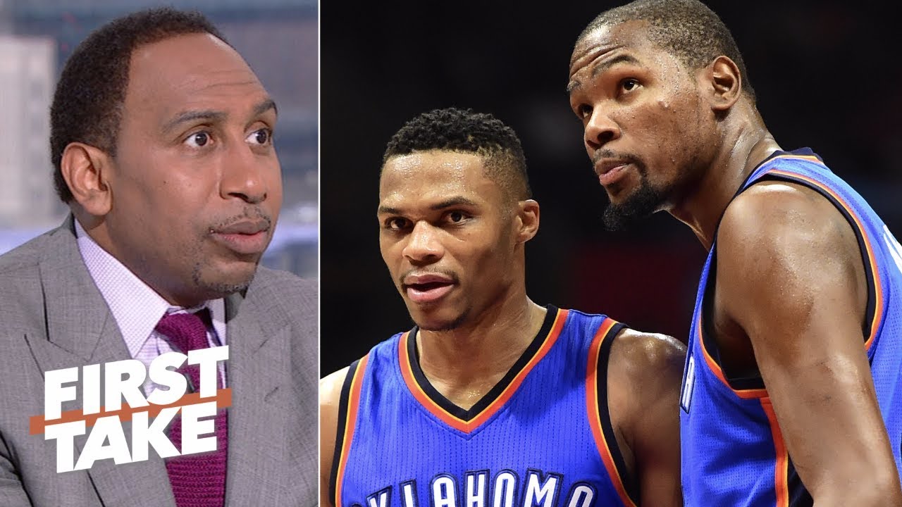 Russell Westbrook hasn’t advanced in the playoffs without Kevin Durant – Stephen A. | First Take