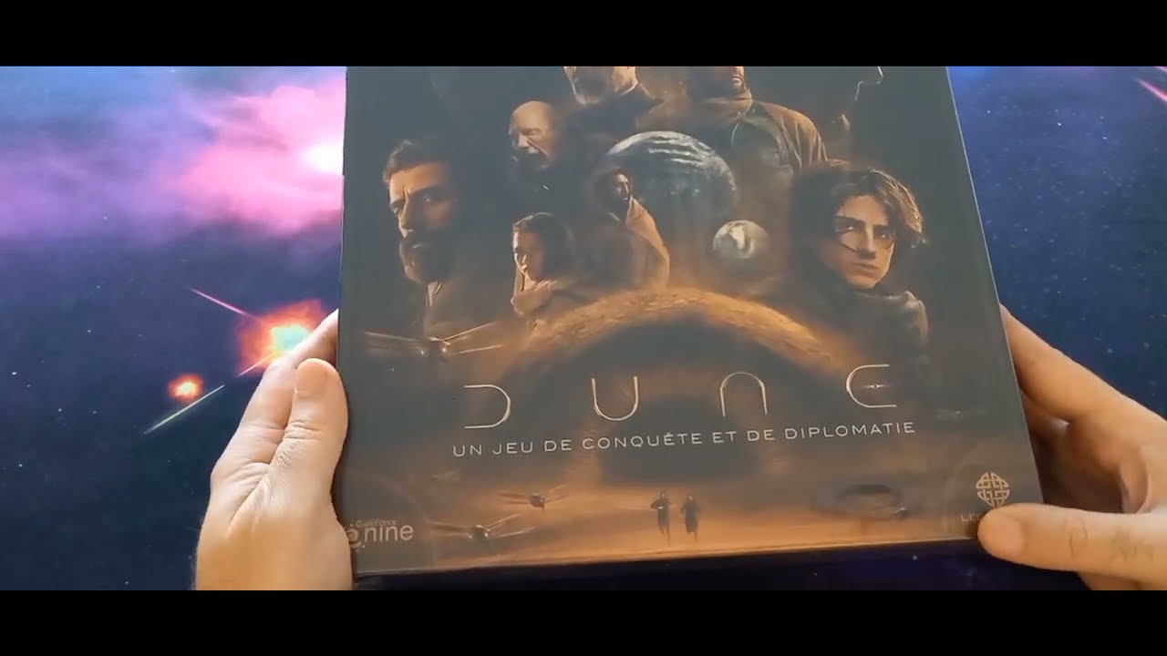 Unboxing nostalgique de Dune le jeu de conquête etc...