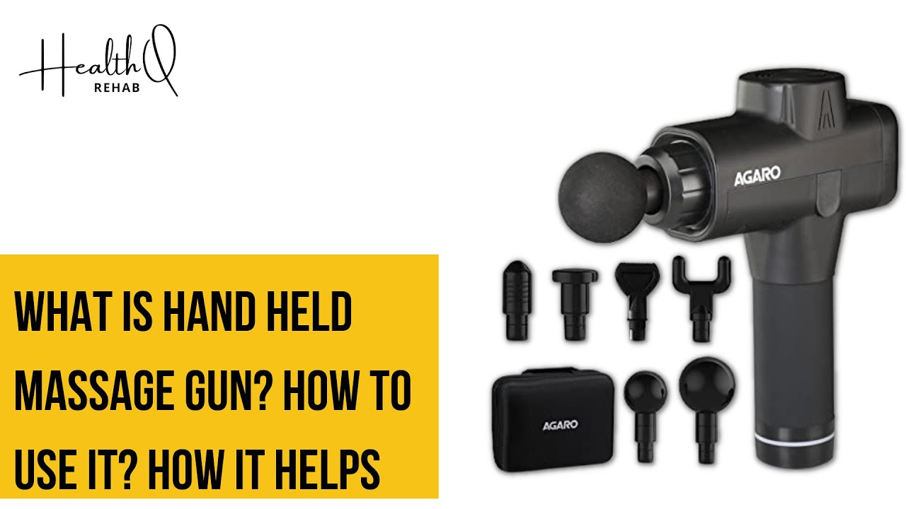 What is hand held Gun Massager? How it helps? How to use? (AGARO REVIEW)