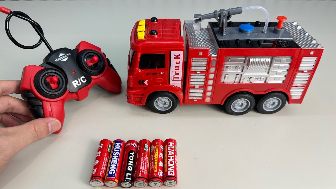 Unboxing 3D Gear Truck, City RC Police Car, Marvel Hero Motorcycle, City RC Fire Truck