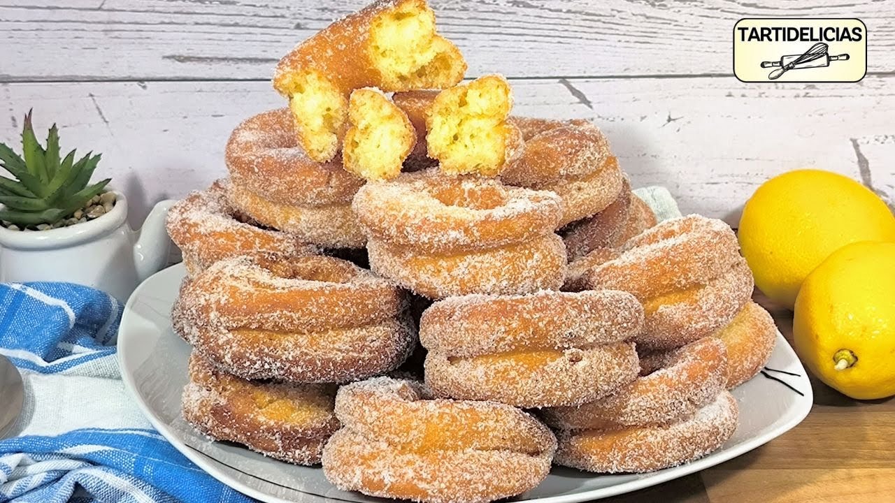 🍋ROSQUILLAS de LIMÓN de MI ABUELA Esponjosas y Tiernas por días 😉Todos los TRUCOS! RECETA de PUEBLO