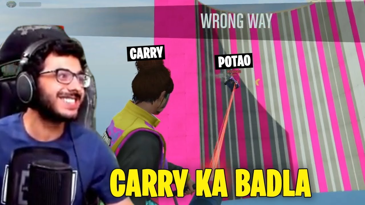 Carry Sabse Baadla Lega | GTA v Impossible Car Race | Carry Highlight