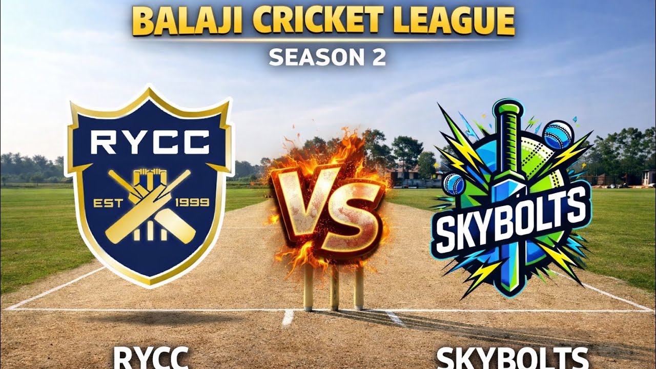 BALAJI CRICKET LEAGUE SEASON-2 RYCC HYDERABAD VS SKYBOLTS