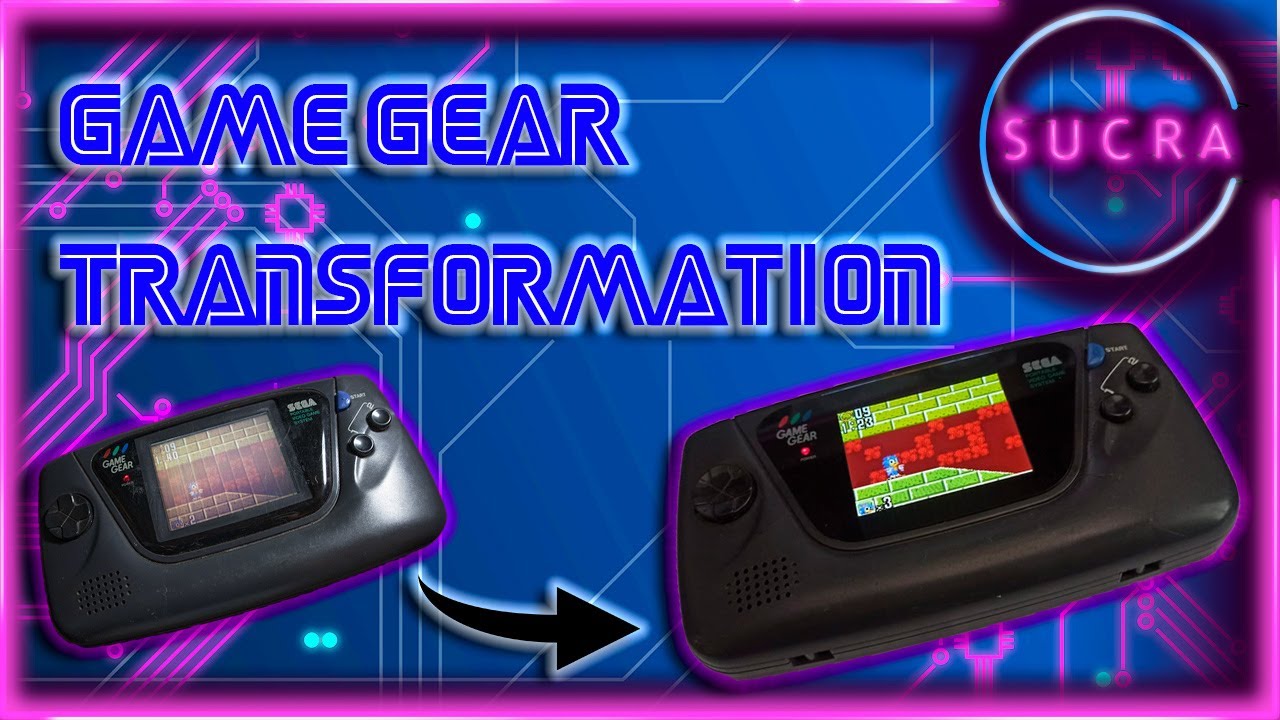 Game Gear Modern Display Upgrade Life Changer!