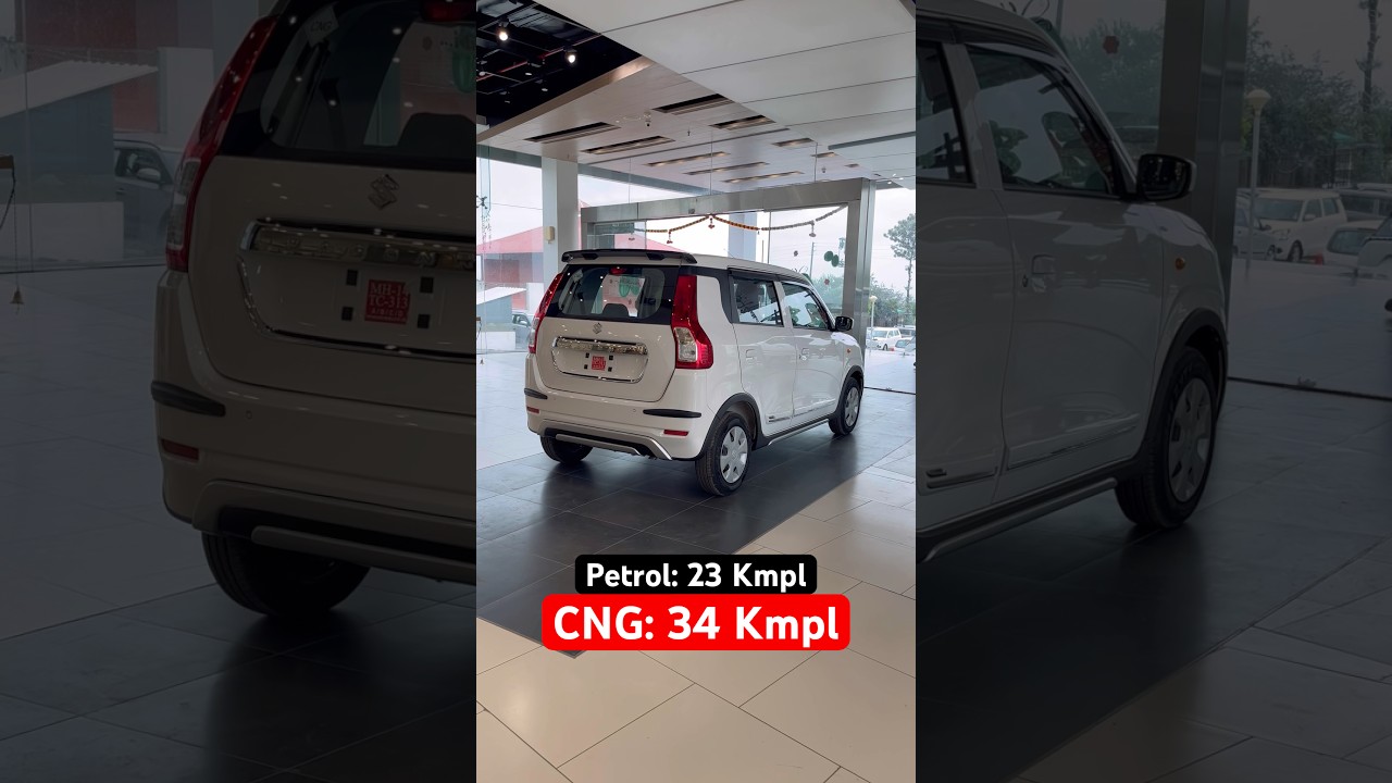Wagon R VXI CNG | Wagonr CNG Mileage | Wagonr Boot Space | Maruti Suzuki Wagonr 🔥