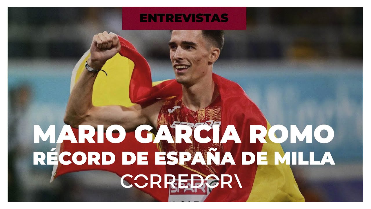 🎙️ MARIO GARCÍA ROMO tras batir el RÉCORD DE ESPAÑA de milla