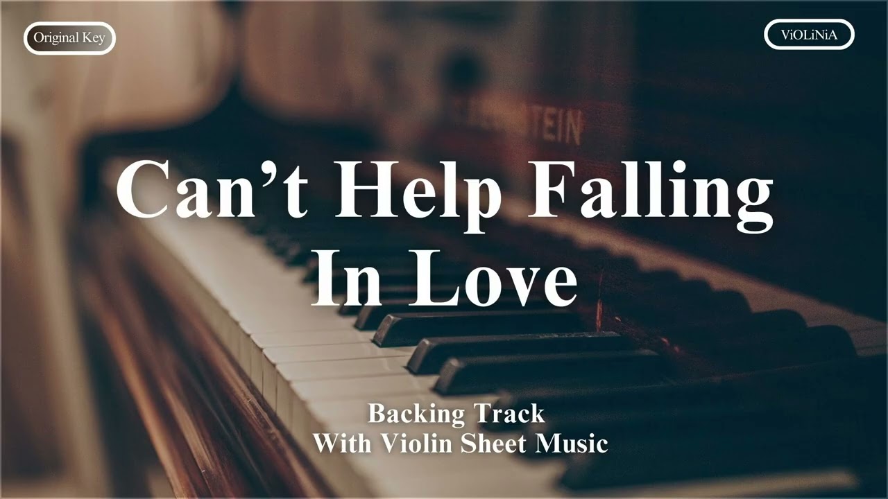 Can’t Help Falling in Love – Karaoke Backing Track (No Backing Vocals) | Sheet Music