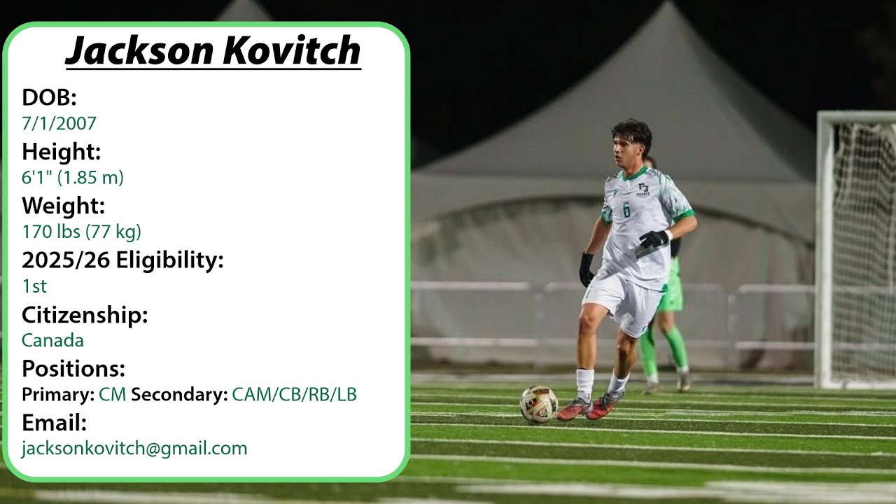 Jackson Kovitch - 2025 Freshman USPORTS Highlight Tape (University of Saskatchewan)