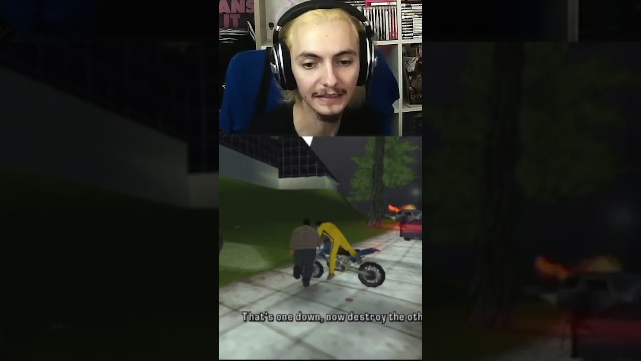 Egyszer v&eacute;gigvitt&uuml;k a GTA LCS-t is. #streamer #rage #hungarian #shorts #fail #funny