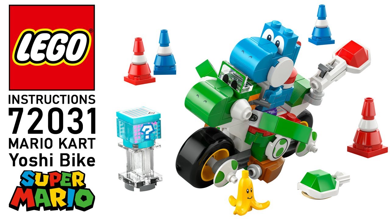 LEGO Mario Kart | 72031 Yoshi Bike Set Instructions | LEGO Super Mario #mariokart #lego