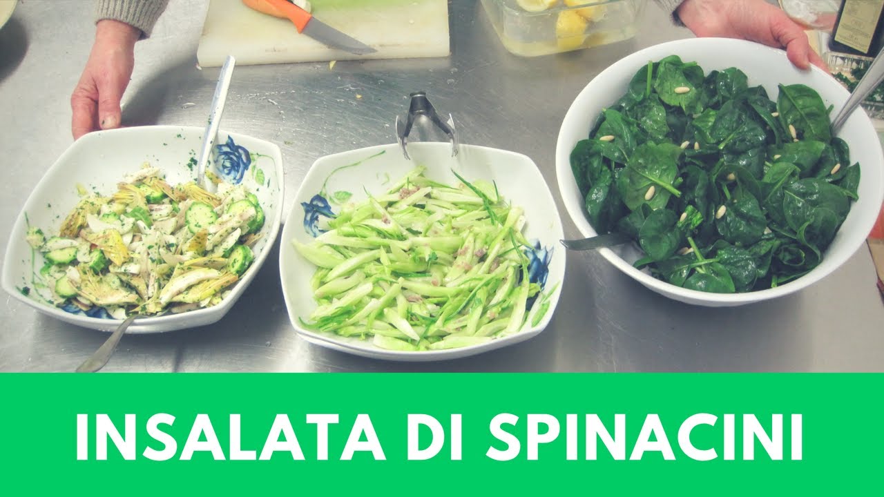 Insalata di Spinacini  (Video 1 di 3)