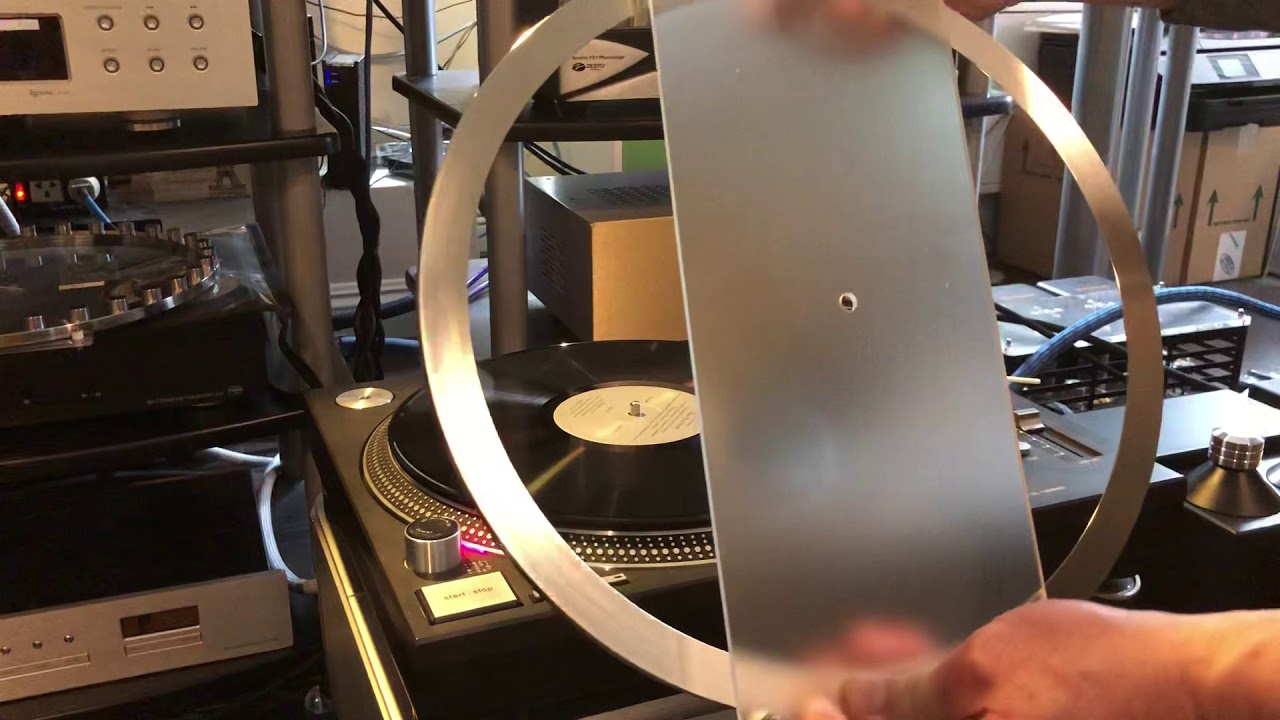 Wayne’s Audio Turntable Periphery Stabilizing Outer Ring Clamp SS-T Turntable Outer Ring