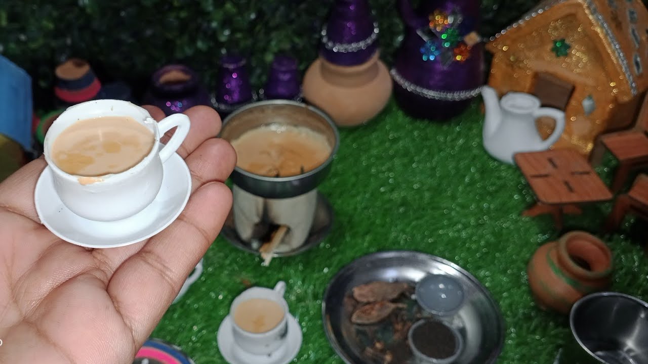 Miniature | Masala Chai Respie| Miniature Kitchen Food| #Miniature 