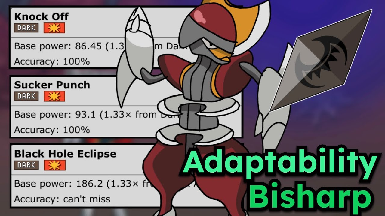THEY BANNED KINGAMBIT, SO I USED ADAPTABILITY BISHARP! | National Dex AAA
