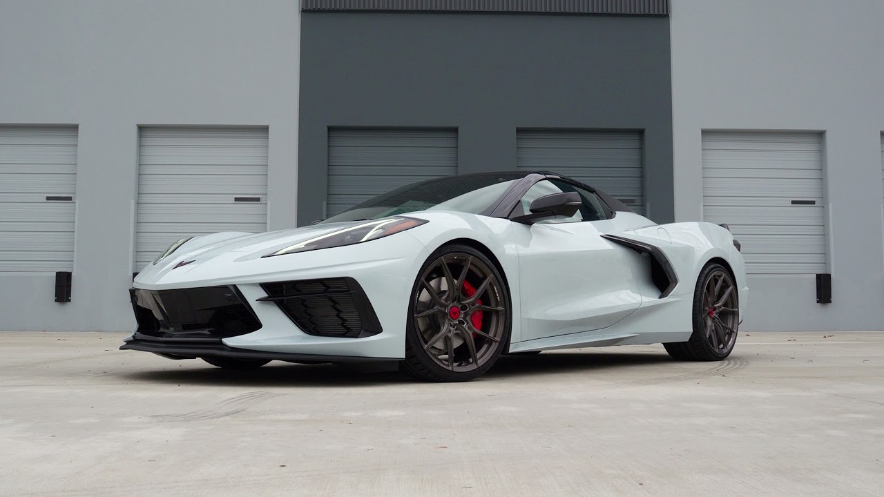 Corvette C8 Lowered on 20/21