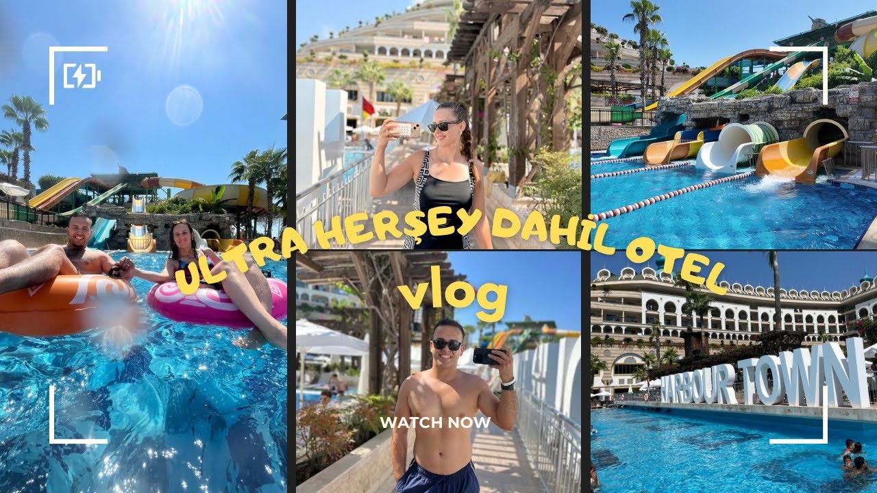 Crystal Sunset 🏝️| Ultra Her Şey Dahil Otelde Bir Günümüz | Aqua Parkta Çocuklar Gibi Eğlendik 😂