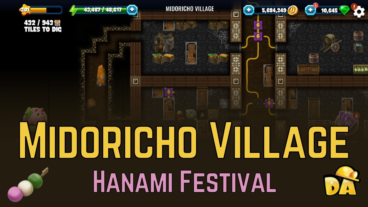 Midoricho Village - #2 Hanami Festival - Diggy's Adventure