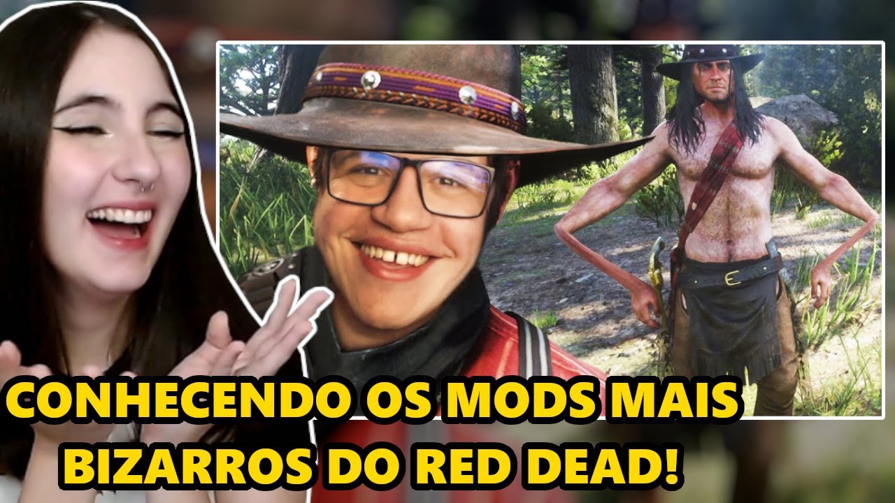 (REAGINDO A GAMES EDUUU) OS MODS QUEBROU O MALUCO! - Red Dead Redemption 2 PC MODS