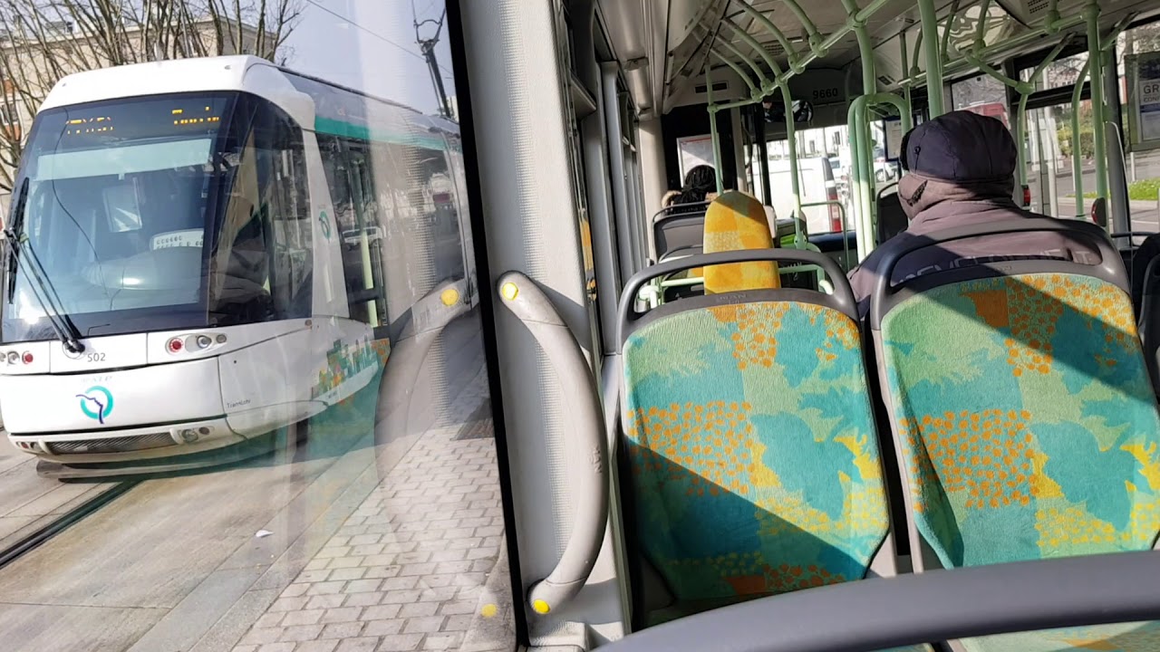 Bus trajet à bord de la ligne 368 MAN de Garges-Sarcelles RER à Les Flanades(RATP)