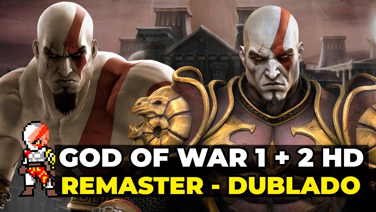 GOD OF WAR 1+2 HD REMASTER - DUBLADO em Português -Tutorial Completo (PCSX2)