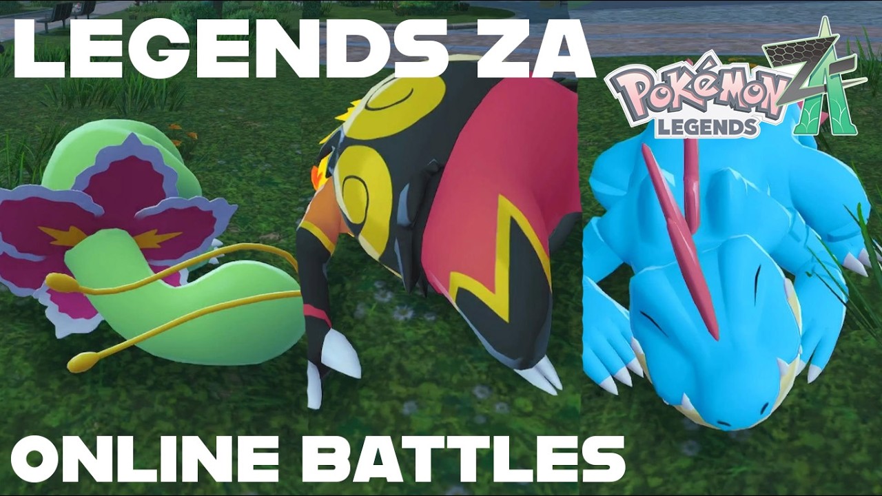 USING THE LEGENDS ZA STARTER TRIO!! (Legends ZA Online Battles)
