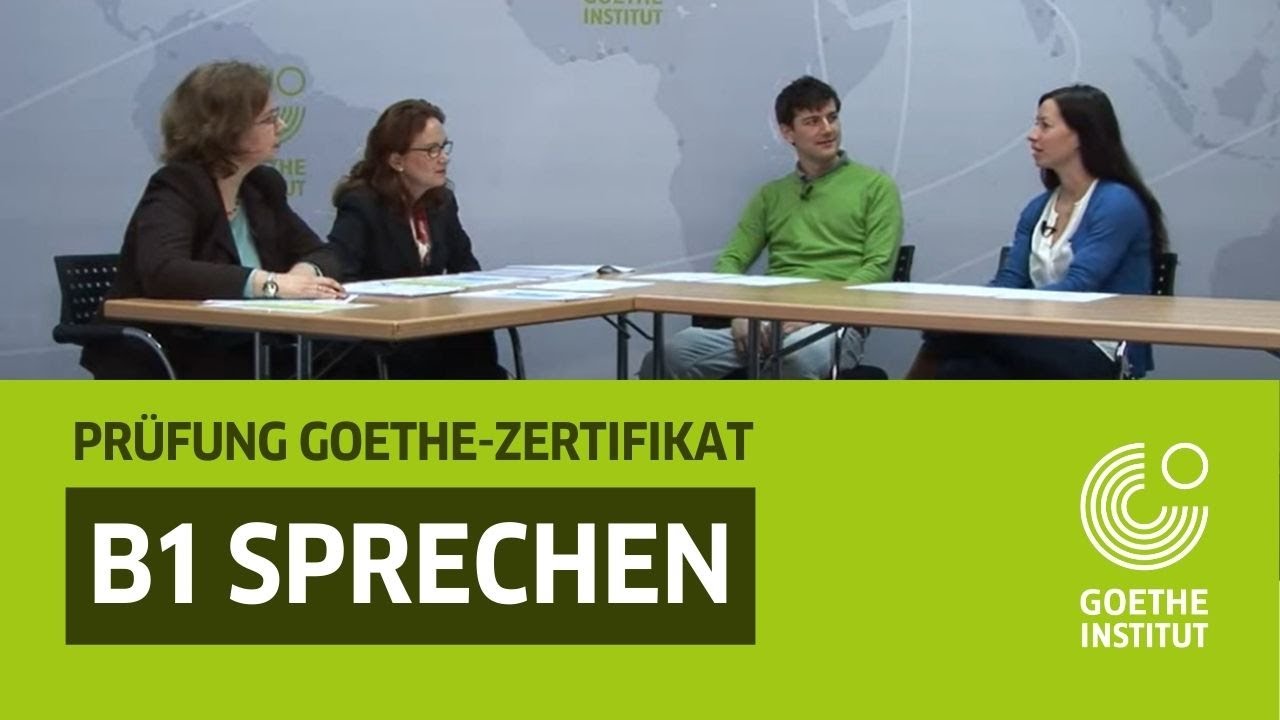 Goethe-Zertifikat B1 – Deutschprüfung Modul Sprechen | German B1 Oral Exam