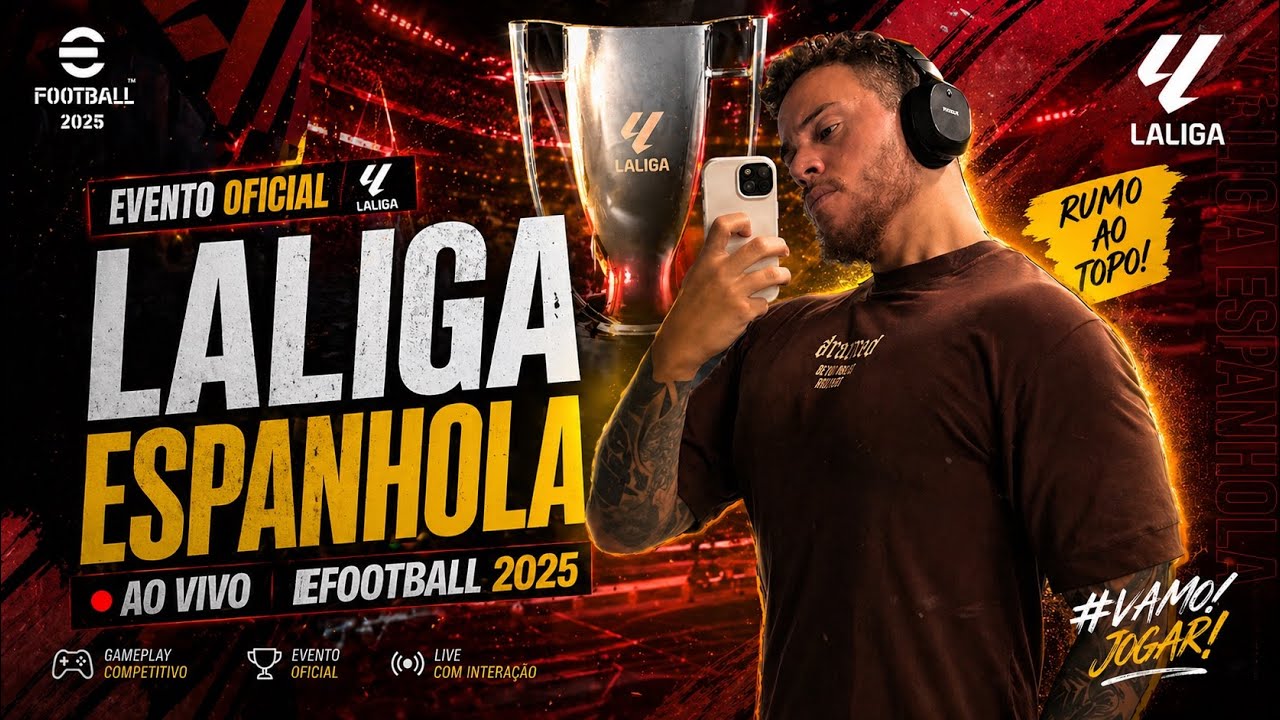 Efootball - LIVE DO DOMINGAO