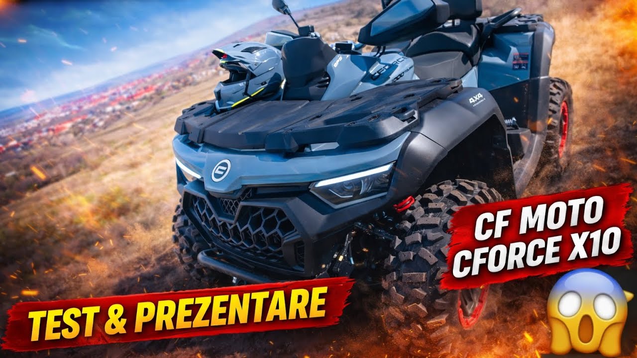 CFMoto CForce 1000 X10 &ndash; PREZENTARE + TEST REAL! 😱