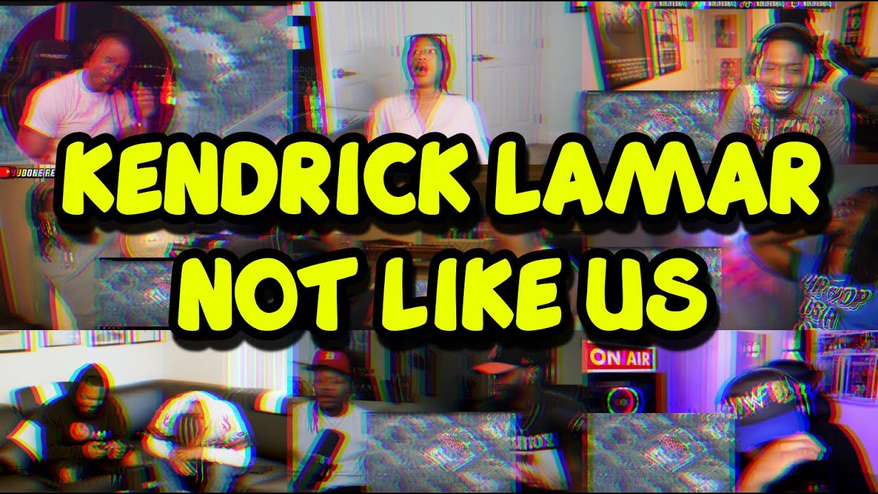 KENDRICK LAMAR - NOT LIKE US | REACTION MASHUP