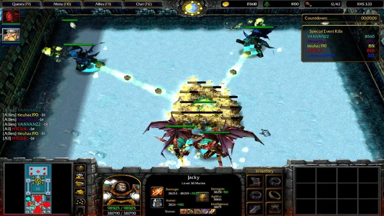 Warcraft III: X hero siege 3.33 | Extreme 20 | Tyrande. 8 ways
