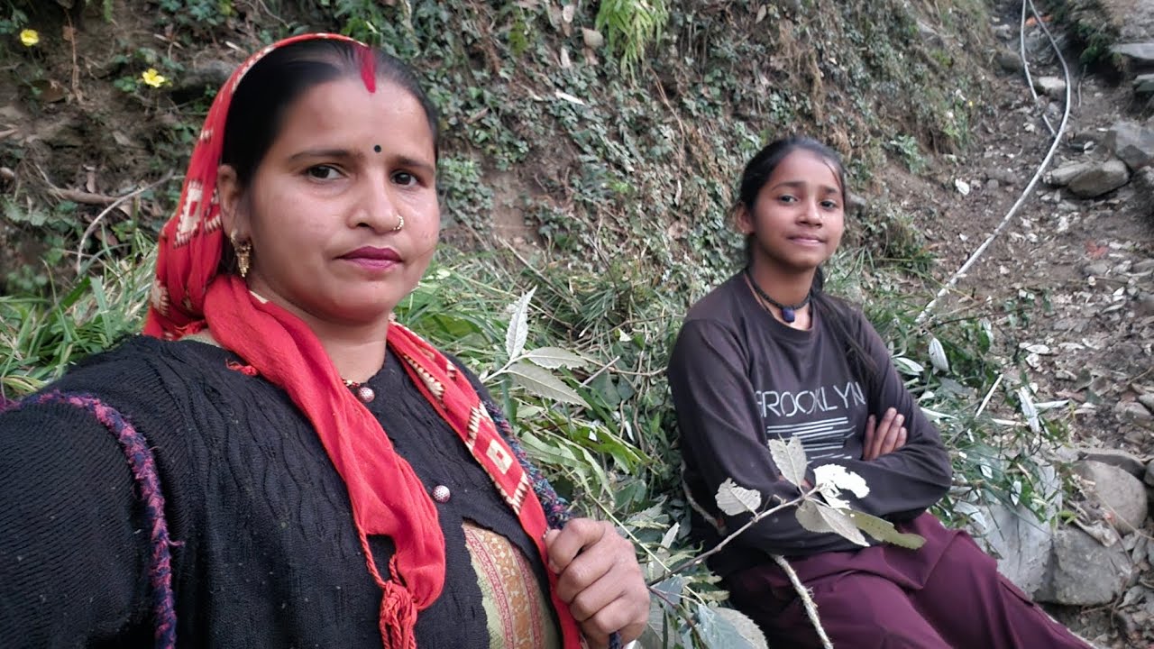 आज आदिति ने मधुर स्वर में गाना गाया जंगल से आते हुए ♥️. Pahadilifestylevideo# Sumandevvlogs #