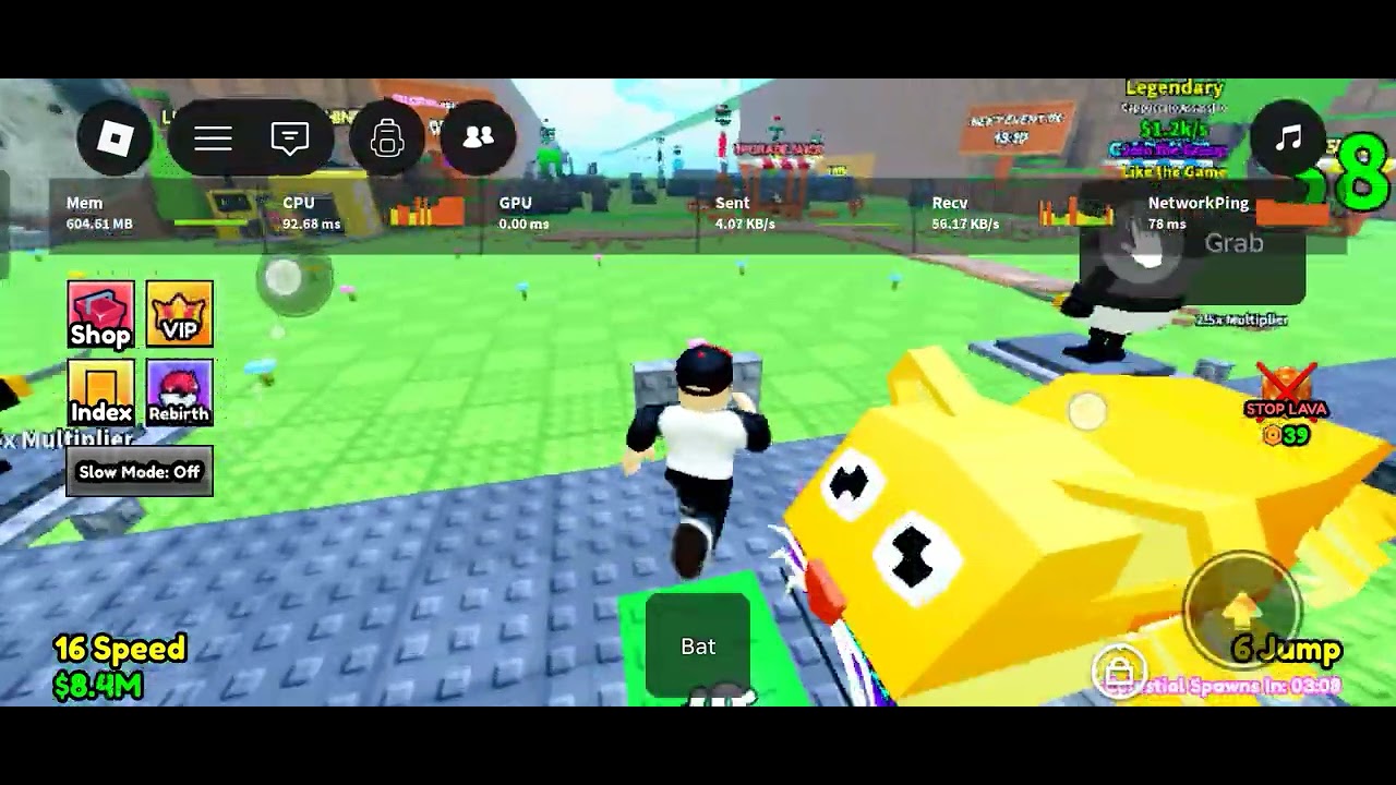 I PLAY NEW GAME ESCAPE FROM LAVA FOR BRAINROT 🌋
