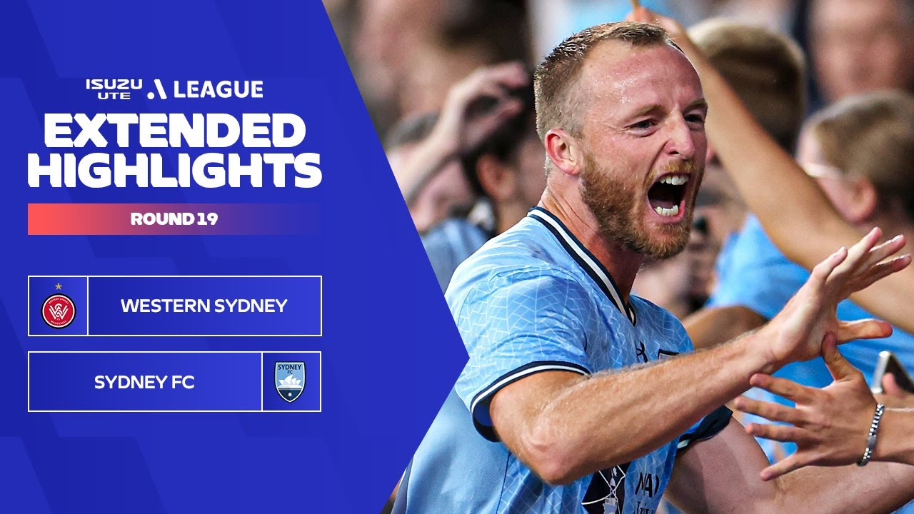 Western Sydney Wanderers FC v Sydney FC Extended Highlights | Isuzu UTE A-League 2023-24 | Round 19