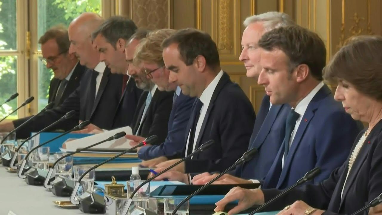 Premier conseil des ministres du gouvernement Borne II | AFP Images