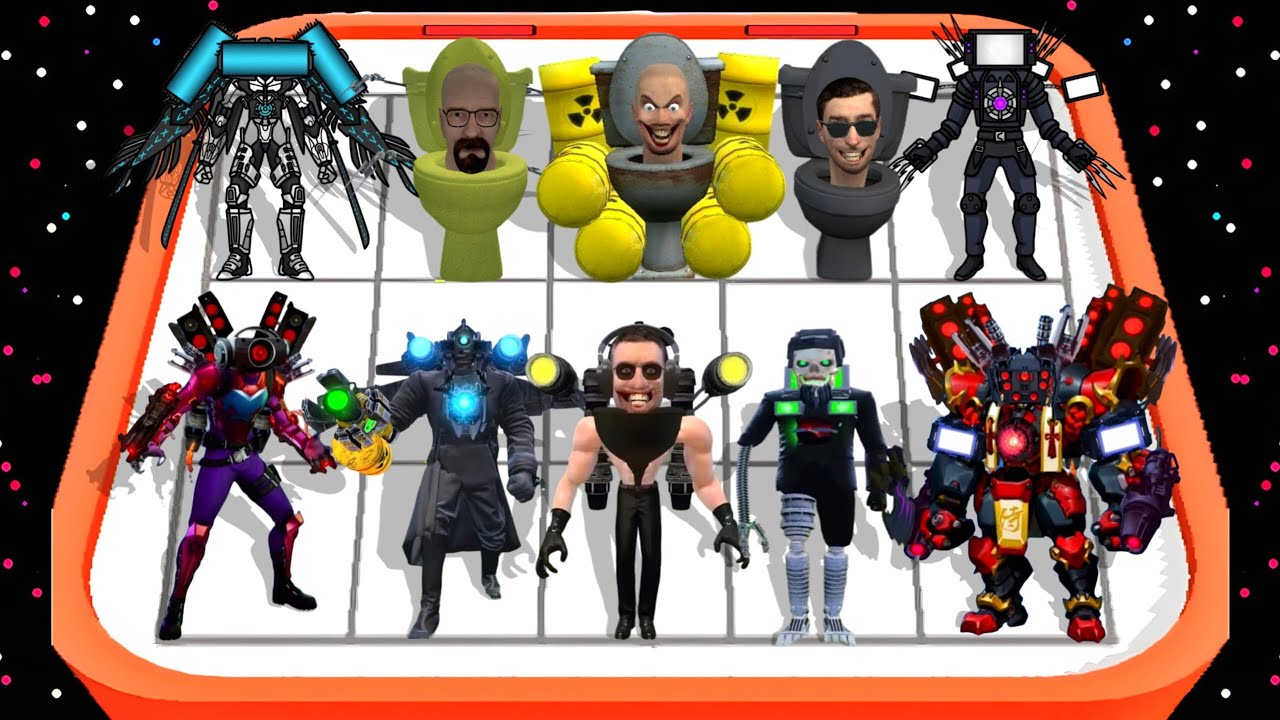 Merge Monster: Sink Battle War Drum Toilet Master Strategy Defence Fight Gameplay