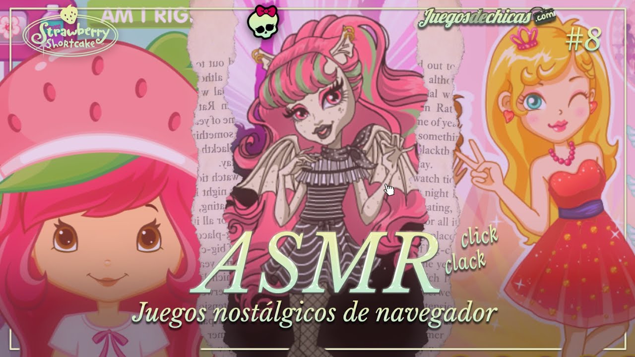 ASMR ✧ Jugando a juegos de vestir nostálgicos ✨👗 |  Juegos de navegador #8 [binaural, susurros]