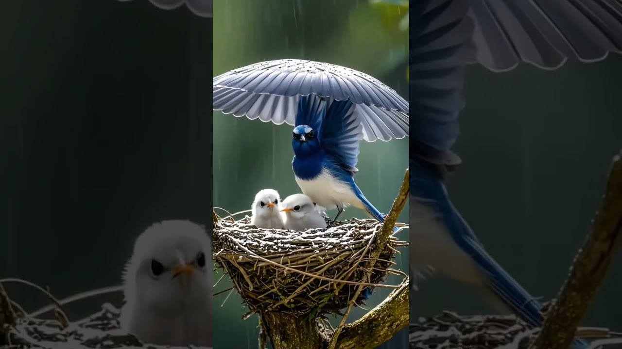 How birds protect their families #birds #nature #protection