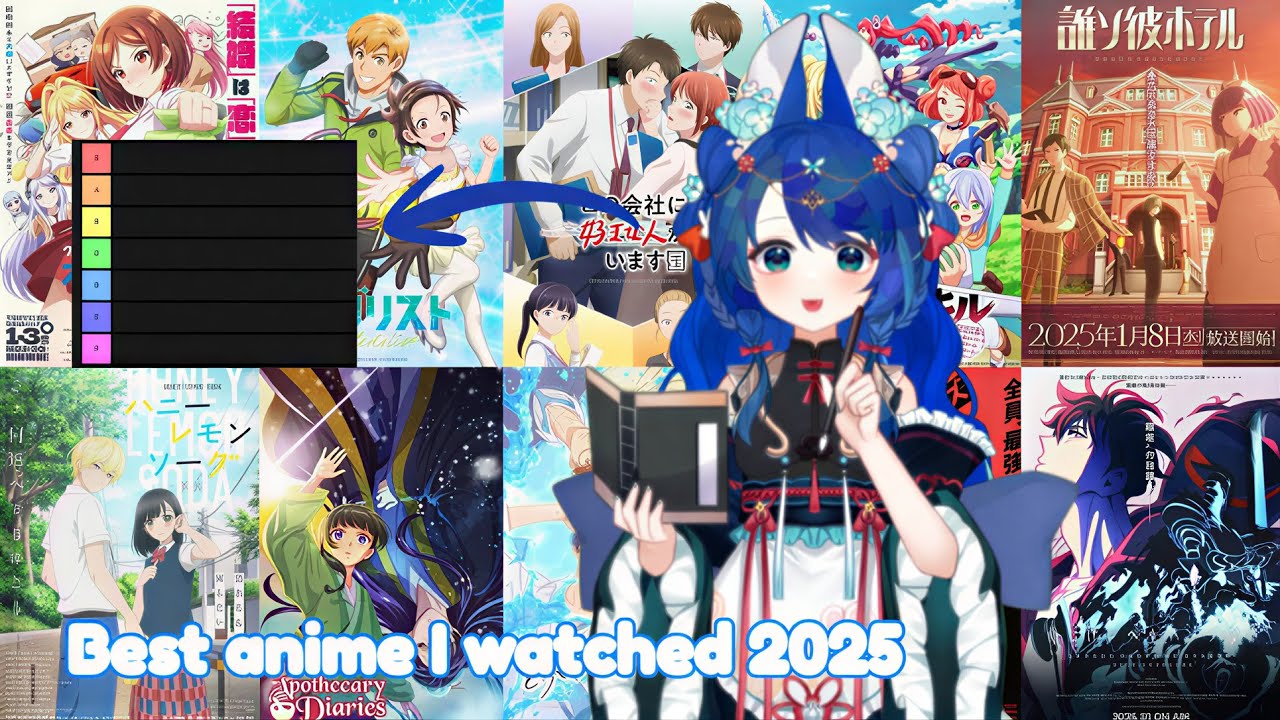 【Best Anime I watched this year】 Rating anime I watched this year ⋆˙♡ 2025 Edition ⟡