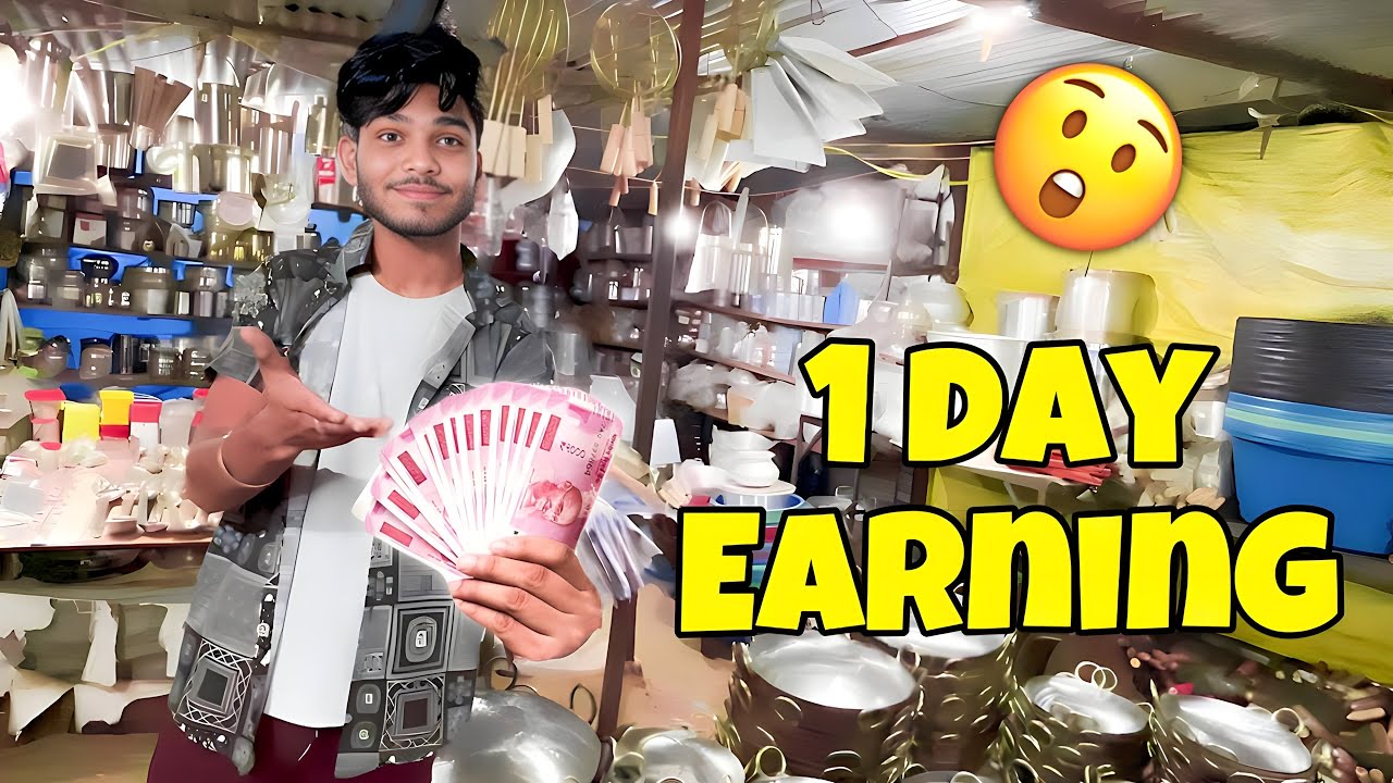 I earned a lot of money from the shop today 😀|| Raj vlogger