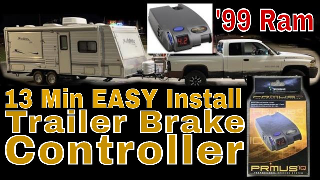 How to install trailer brake controller in 13 minutes - 1994-2001 Dodge Ram 1500