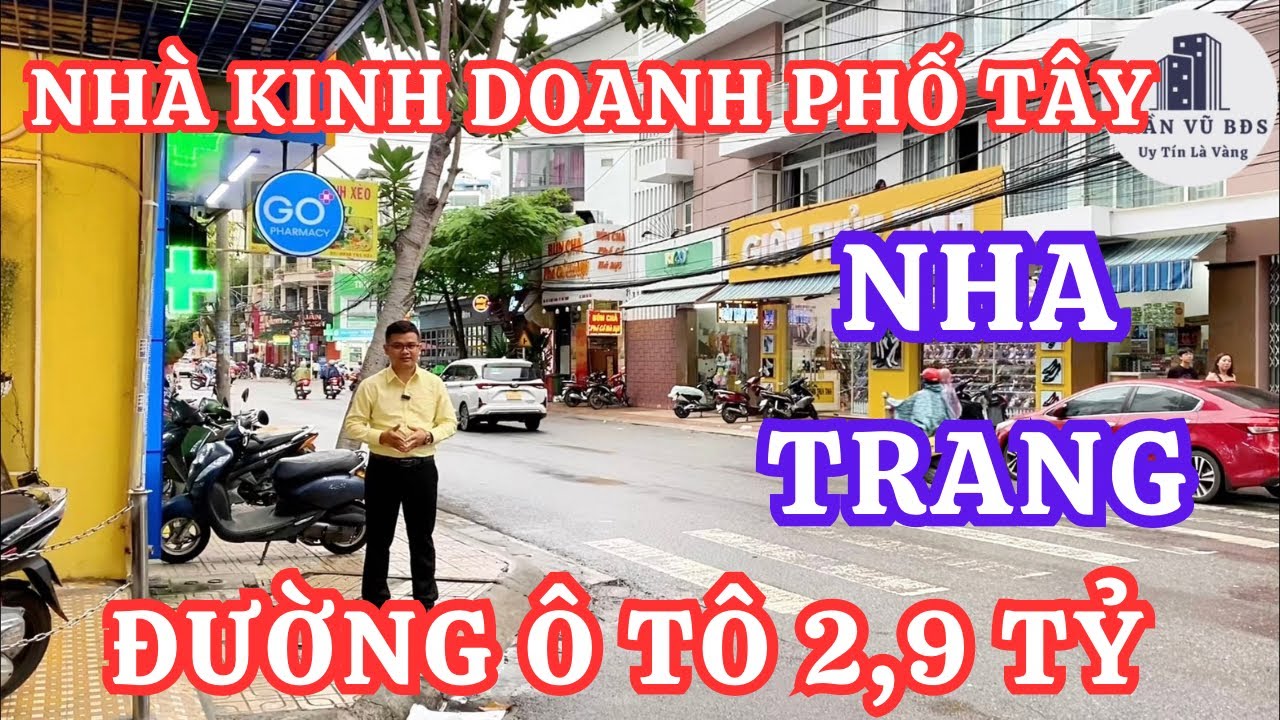 Bán căn nhà kinh doanh khu phố Tây,Nha Trang giá quá rẻ 2,9 tỷ dòng tiền 10 triệu/tháng đường ô tô