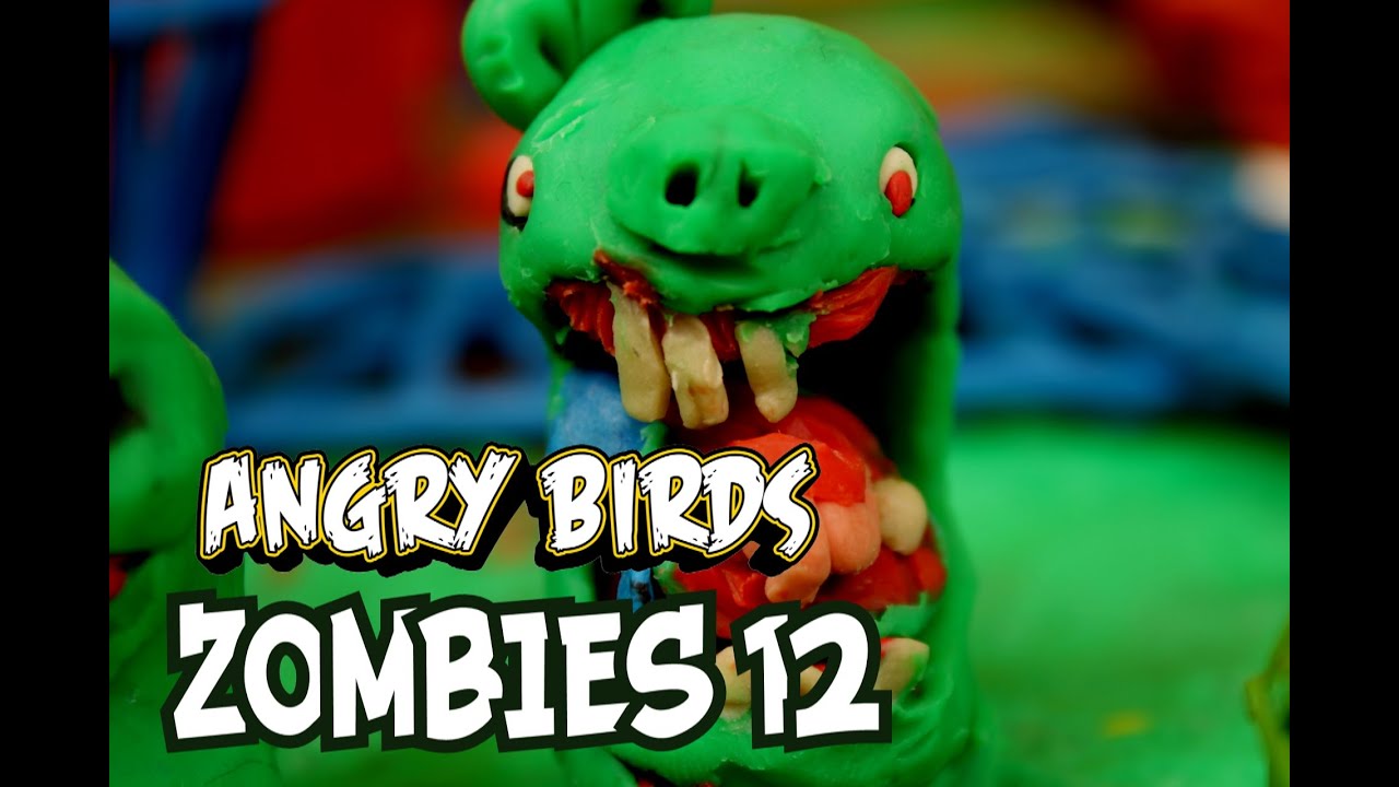 Angry Birds Zombies Part 12 (Claymotion)Stopmotion
