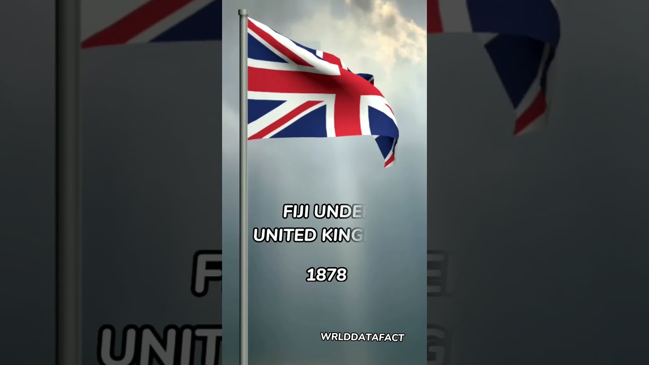 Timeline Fiji Flags 🇫🇯   in history #shorts