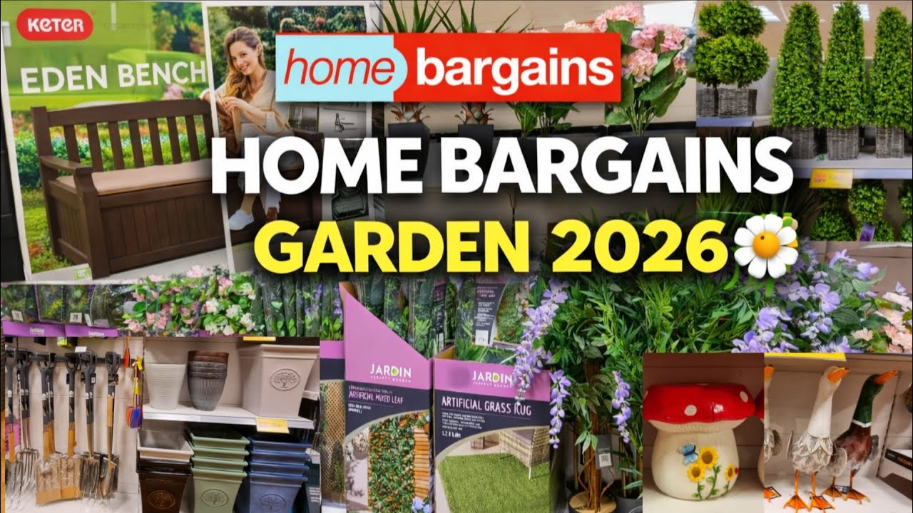 NEW Home Bargains 2026 🌿 Garden Decor Budget Finds You NEED to See!