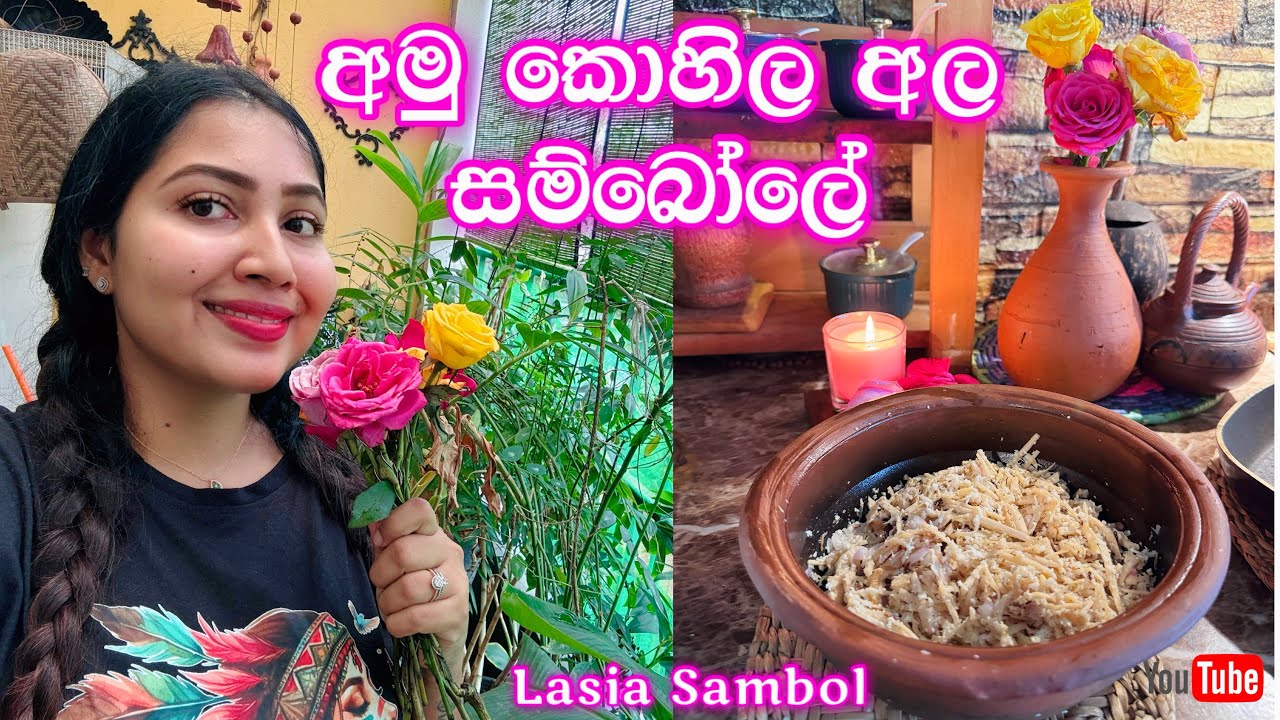 රිද්මා වාහනෙත් අරන් උදේන්ම ගිය ගමන | ඔයාලා ඉල්ලපු අමු කොහිල අල සම්බෝලේ | lasia sambol