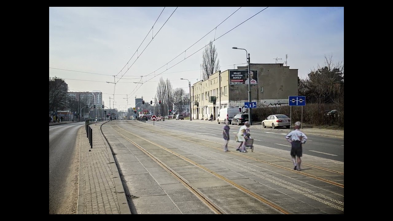 ReFotografie: Łódź - Böhmische Linie / Przybyszewskiego 1940 vs 2023